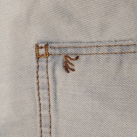 MADEWELL HIGH RISE DENIM SHORTS. SIZE 34. - Picture 5 of 6